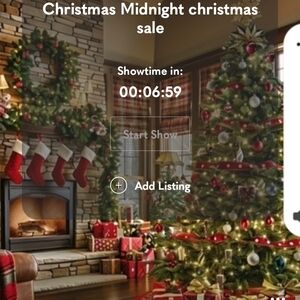 Christmas Tree with Red and Gold Ornaments